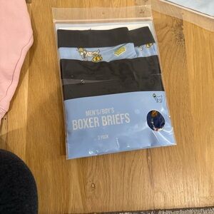 Men's Boxer Briefs 3-Pack with Cartoon Print